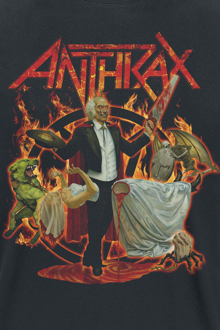 T-Shirt Manches courtes  de Anthrax - Fiery Magician - S à 5XL - pour Homme - noir - Anthrax - View 2