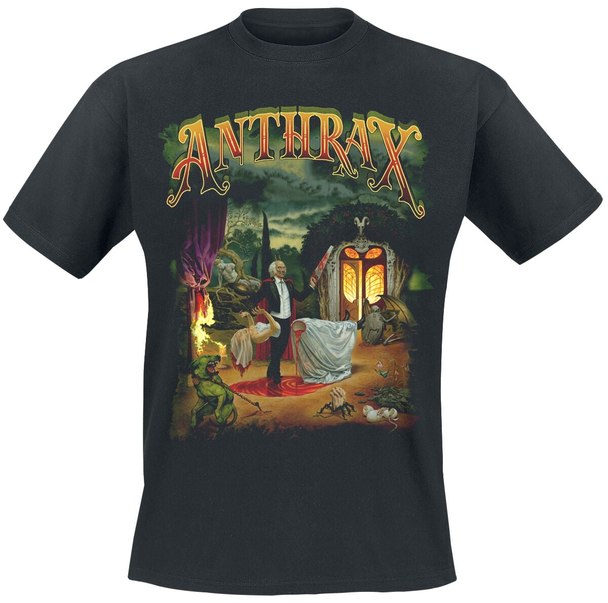 T-Shirt Manches courtes  de Anthrax - Cursum Carnival - S à 5XL - pour Homme - noir - Anthrax