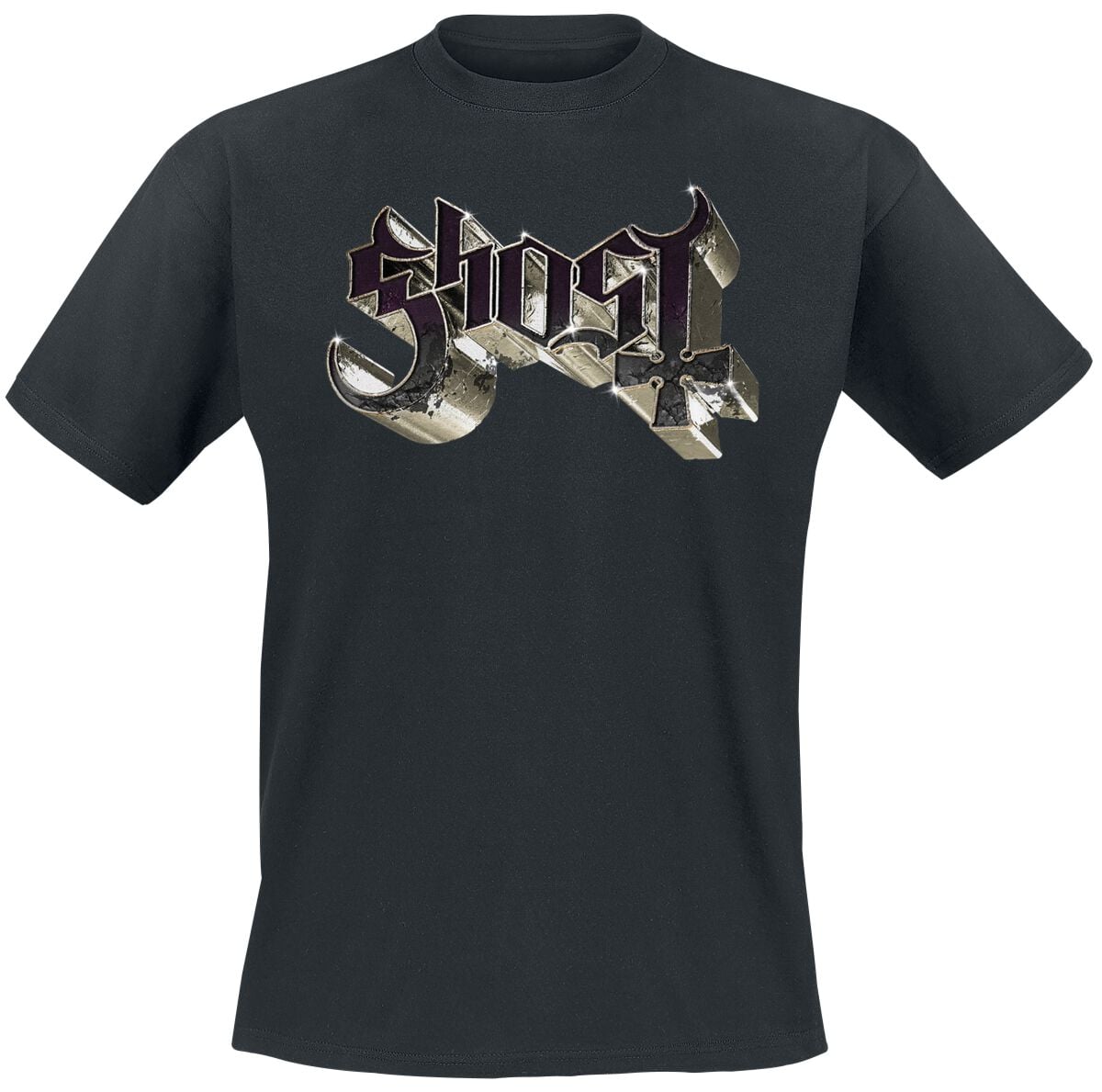 T-Shirt Manches courtes  de Ghost - 2 Big 2 Rig - S à 5XL - pour Homme - noir - Ghost