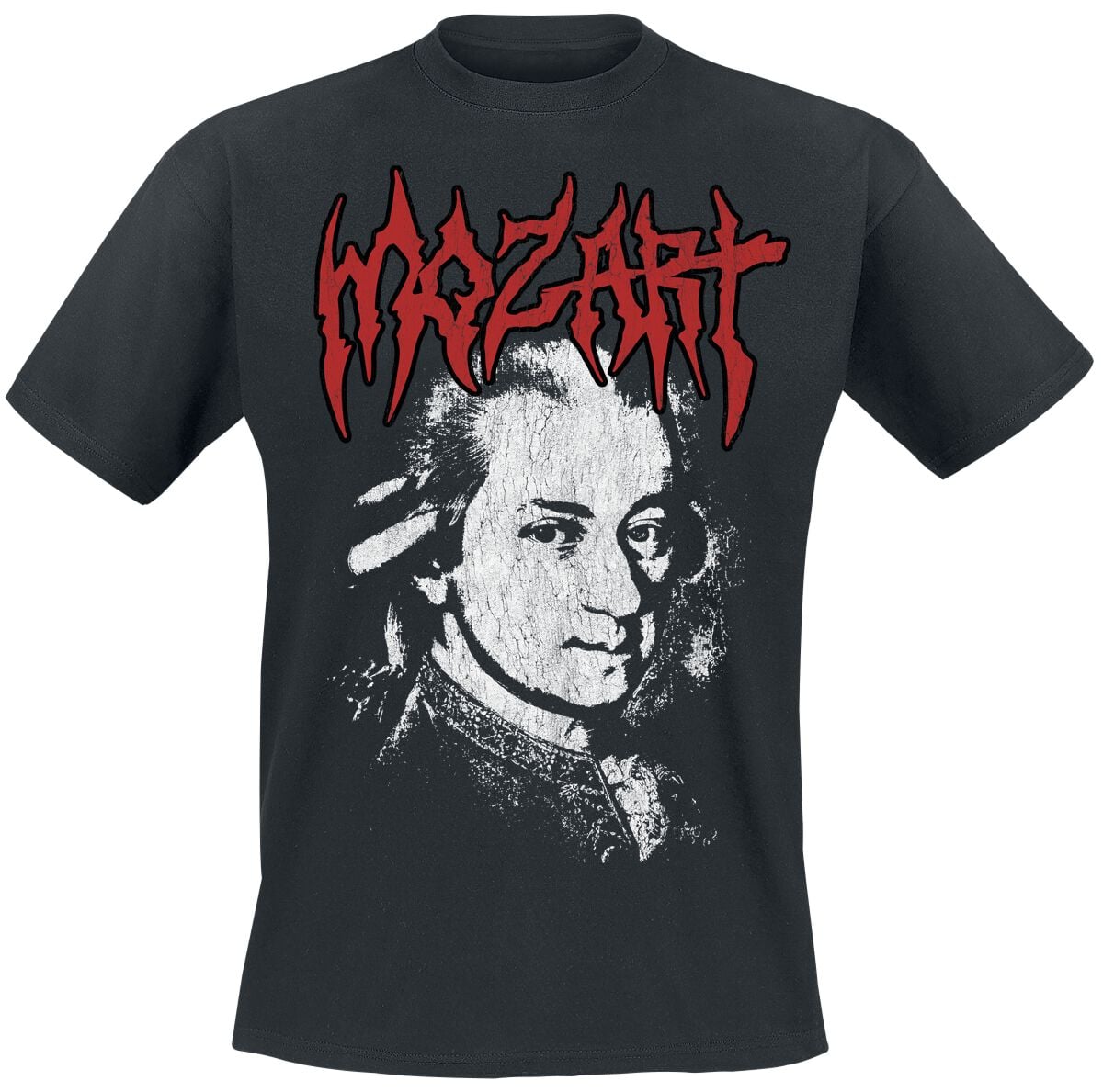T-Shirt Manches courtes  de Black Metal Legends - Mozart - S à 5XL - pour Homme - noir - Black Metal Legends
