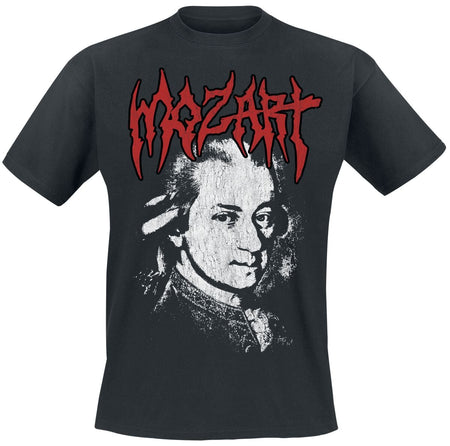 T-Shirt Manches courtes  de Black Metal Legends - Mozart - S à 5XL - pour Homme - noir - Black Metal Legends