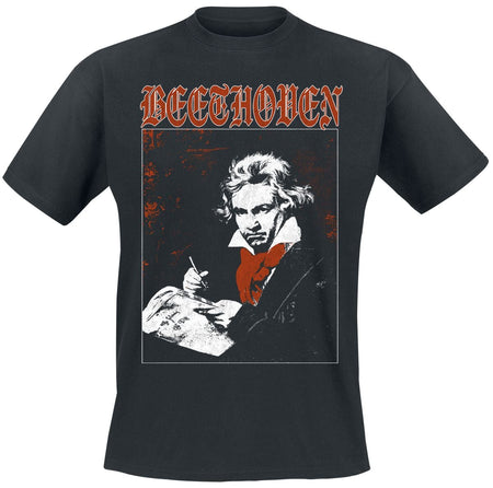 T-Shirt Manches courtes  de Black Metal Legends - Beethoven - S à 5XL - pour Homme - noir - Black Metal Legends