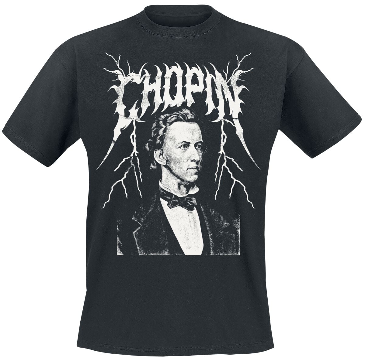 T-Shirt Manches courtes  de Black Metal Legends - Chopin - S à 5XL - pour Homme - noir - Black Metal Legends