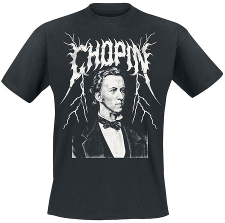 T-Shirt Manches courtes  de Black Metal Legends - Chopin - S à 5XL - pour Homme - noir - Black Metal Legends