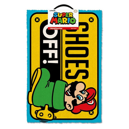 Paillasson Gaming de Super Mario - Shoes Off Colour - pour Indifférent - multicolore - Super Mario