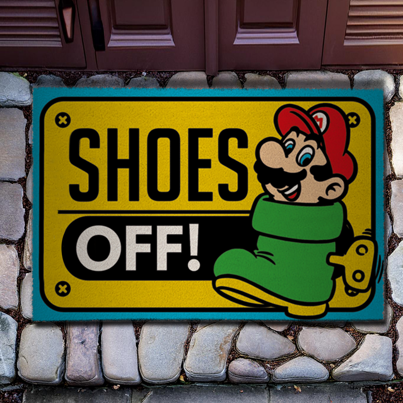 Paillasson Gaming de Super Mario - Shoes Off Colour - pour Indifférent - multicolore - Super Mario - View 2