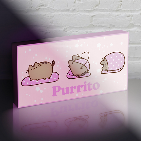 Lampe de chevet  de Pusheen - Purrito Leuchtleinwand - pour Indifférent - multicolore - Pusheen - View 2