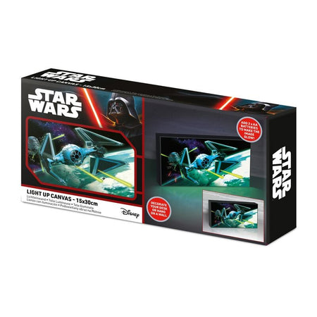 Lampe de chevet  de Star Wars - Tie Interceptor Leuchtleinwand - pour Indifférent - multicolore - Star Wars