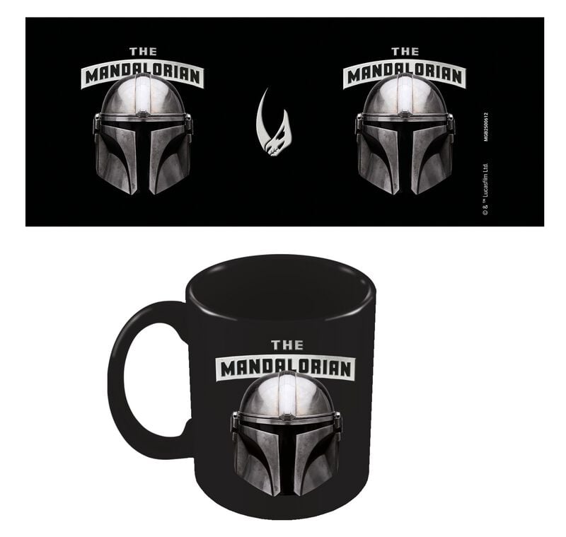 Mug  de Star Wars - Casque Mandalorien - pour Indifférent - noir - Star Wars