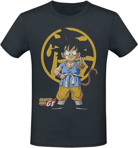 T-Shirt Manches courtes  de Dragon Ball - GT - Goku - S à XXL - pour Homme - noir - Dragon Ball