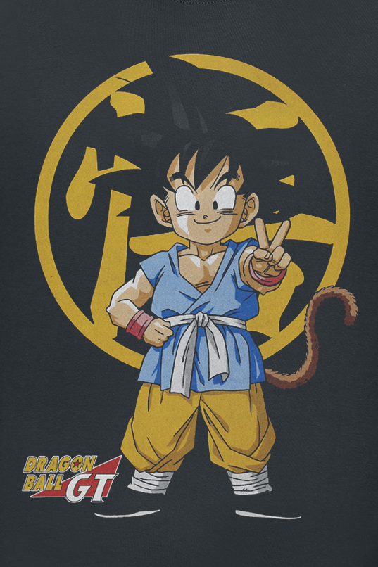 T-Shirt Manches courtes  de Dragon Ball - GT - Goku - S à XXL - pour Homme - noir - Dragon Ball - View 2