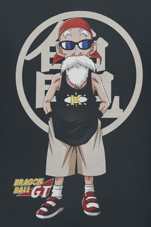 T-Shirt Manches courtes  de Dragon Ball - GT - Kamesennin - S à XXL - pour Homme - noir - Dragon Ball - View 2