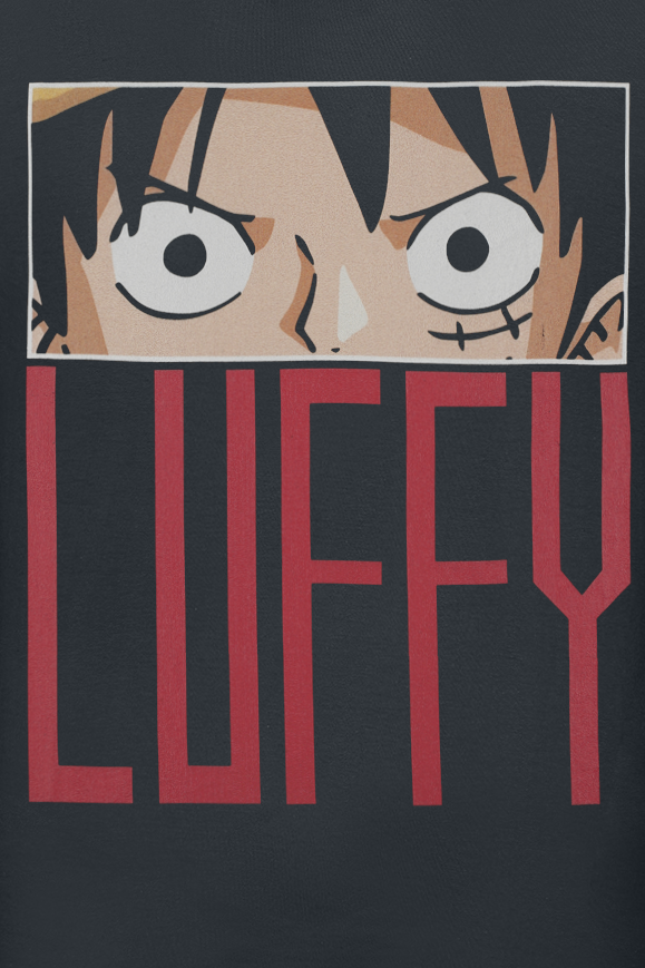 T-Shirt Manches courtes  de One Piece - Ruffy - Eyes - S à XXL - pour Homme - noir - One Piece - View 2