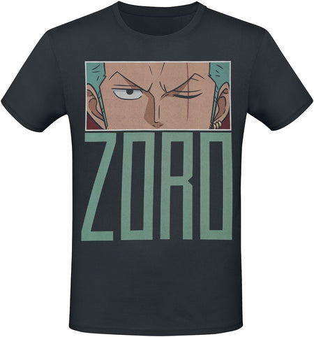 T-Shirt Manches courtes  de One Piece - Zoro - Eyes - S à XXL - pour Homme - noir - One Piece