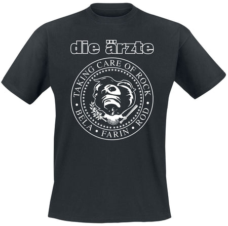 T-Shirt Manches courtes  de Die Ärzte - Taking Care Of Rock - S à 3XL - pour Homme - noir - Die Ärzte