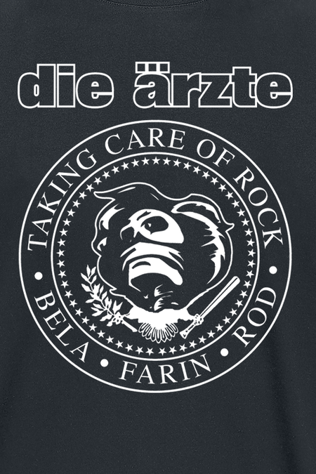 T-Shirt Manches courtes  de Die Ärzte - Taking Care Of Rock - S à 3XL - pour Homme - noir - Die Ärzte - View 2