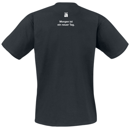 T-Shirt Manches courtes  de Die Ärzte - Morgen Ist Ein Neuer Tag - S à 3XL - pour Homme - noir - Die Ärzte - View 2