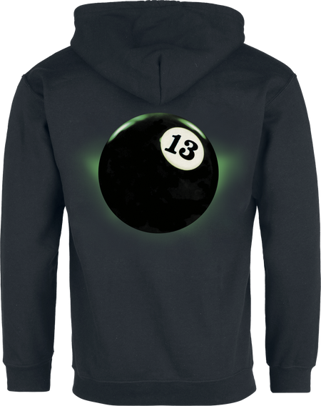 Sweat-shirt zippé à capuche  de Die Ärzte - 13 - S à 3XL - pour Homme - noir - Die Ärzte - View 2