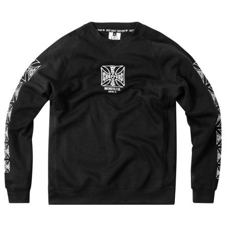 Sweat-shirt  de West Coast Choppers - WCC DOMINATOR OVERSIZED SWEATER - BLACK - M à 3XL - pour Homme - noir - West Coast Choppers