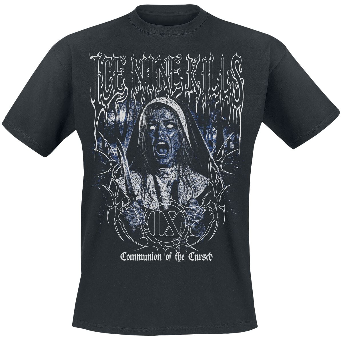 T-Shirt Manches courtes  de Ice Nine Kills - Cursed - S à 5XL - pour Homme - noir - Ice Nine Kills