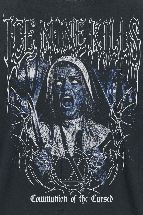 T-Shirt Manches courtes  de Ice Nine Kills - Cursed - S à 5XL - pour Homme - noir - Ice Nine Kills - View 2