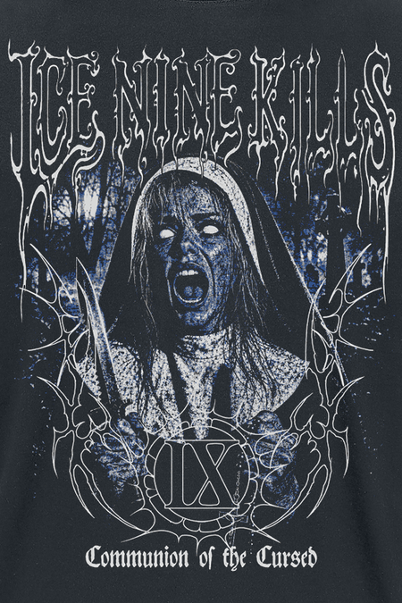 T-Shirt Manches courtes  de Ice Nine Kills - Cursed - S à 5XL - pour Homme - noir - Ice Nine Kills - View 2