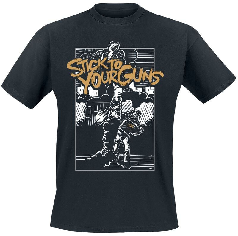 T-Shirt Manches courtes  de Stick To Your Guns - Disobedient - S à 5XL - pour Homme - noir - Stick To Your Guns