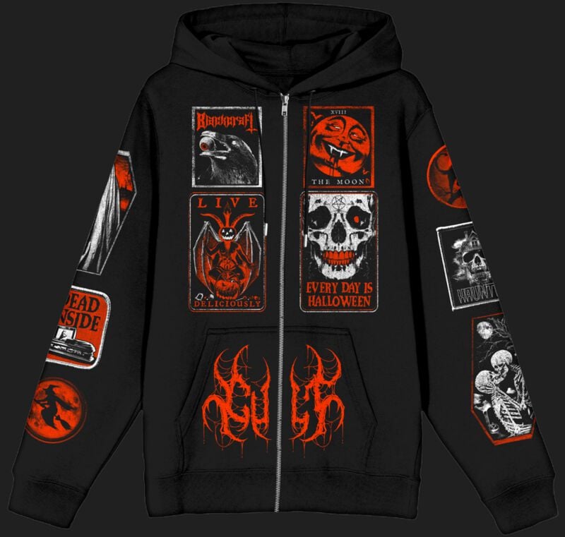 Sweat-shirt zippé à capuche  de Blackcraft Cult - DIY Halloween Zip-Up Hoodie - S à 5XL - pour Homme - noir - Blackcraft Cult