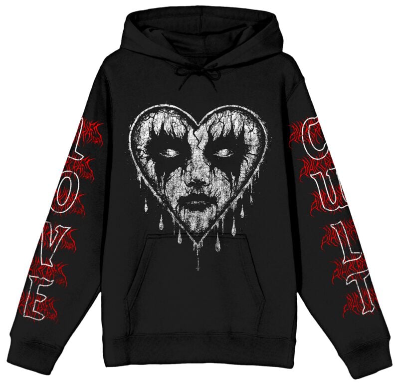 Sweat-shirt à capuche  de Blackcraft Cult - Lovecvlt Pullover Hoodie - S à 5XL - pour Homme - noir - Blackcraft Cult