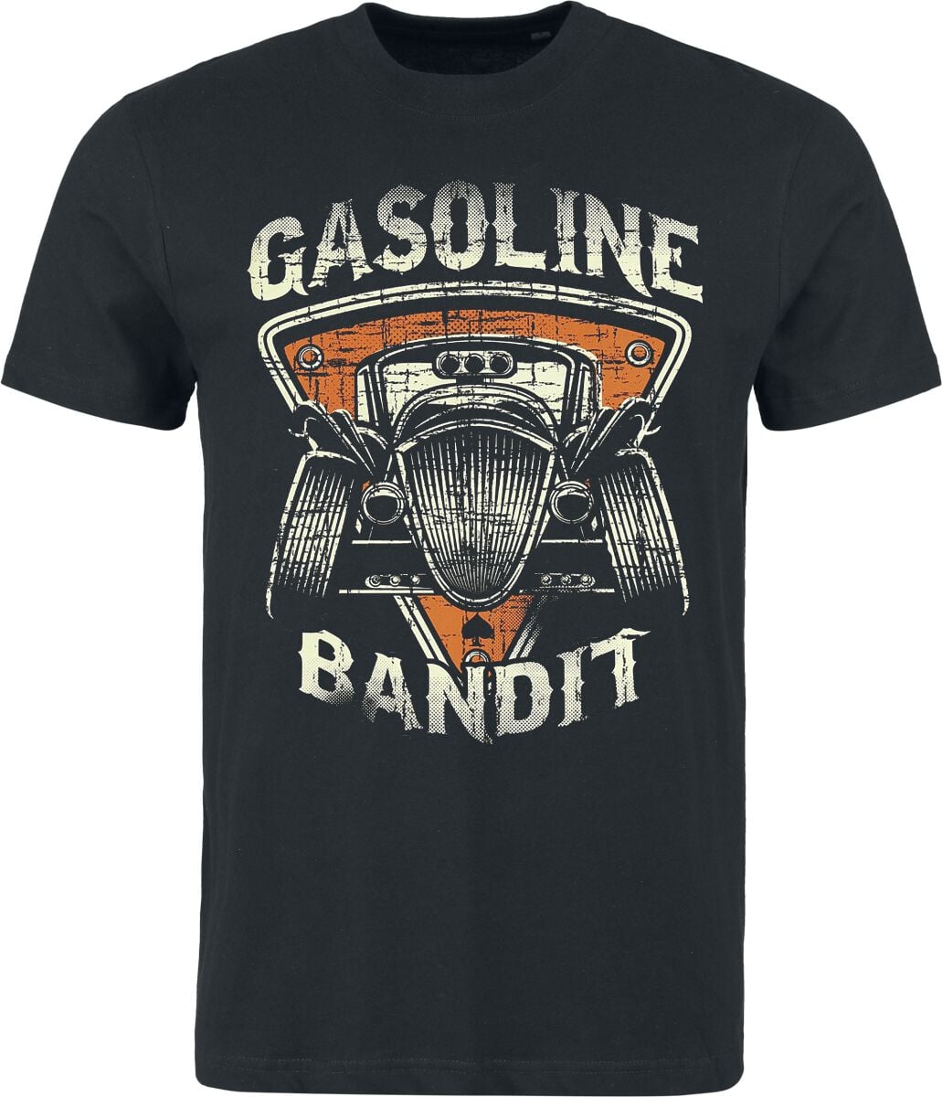 T-Shirt Manches courtes  de Gasoline Bandit - Hot Orange - S à 4XL - pour Homme - noir - Gasoline Bandit