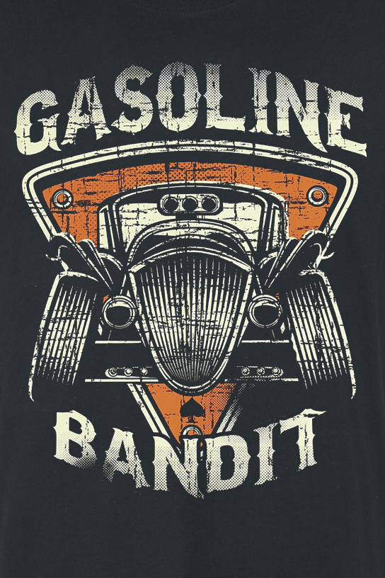 T-Shirt Manches courtes  de Gasoline Bandit - Hot Orange - S à 4XL - pour Homme - noir - Gasoline Bandit - View 2