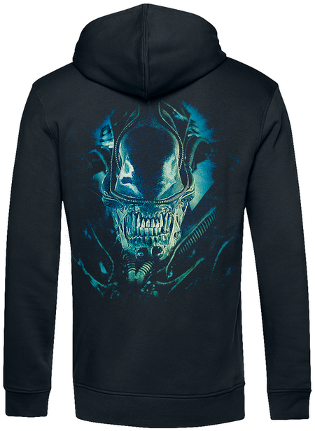 Sweat-shirt à capuche  de Alien - Xénomorphe - S à 5XL - pour Homme - noir - Alien - View 2