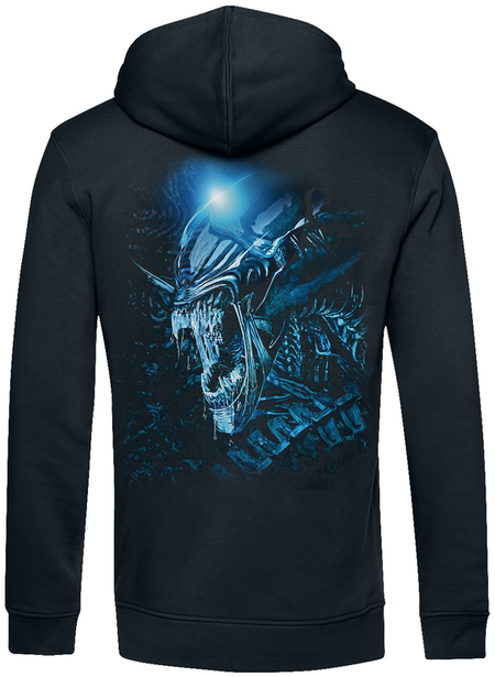 Sweat-shirt à capuche  de Alien - Xénomorphe - S à 5XL - pour Homme - noir - Alien - View 2
