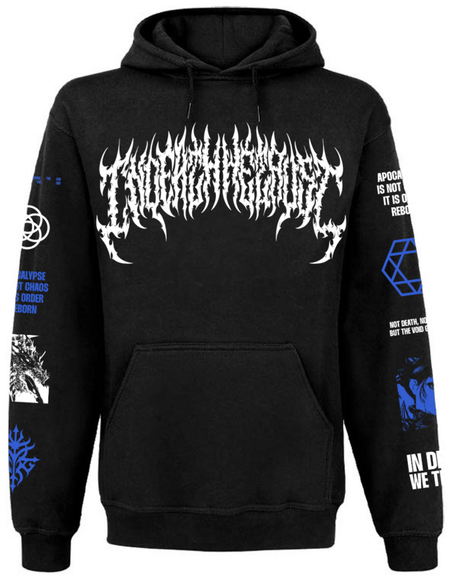 Sweat-shirt à capuche  de In Death We Trust - Sweat Unisexe InDeathWeTrust Apocalypse - S à 3XL - pour Homme - noir - In Death We Trust - View 2