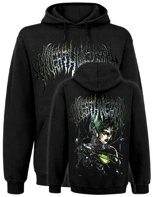 Sweat-shirt à capuche  de In Death We Trust - Sweat Unisexe InDeathWeTrust Neon Gen - S à 3XL - pour Homme - noir - In Death We Trust
