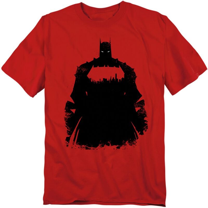 T-Shirt Manches courtes  de Batman - Batman Absolute Red Silhouette - M à 5XL - pour Homme - rouge - Batman