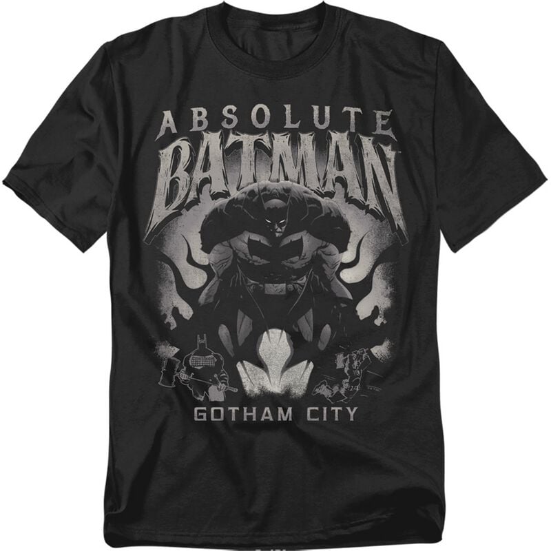 T-Shirt Manches courtes  de Batman - Batman Absolute Gotham City Metal - M à 5XL - pour Homme - noir - Batman