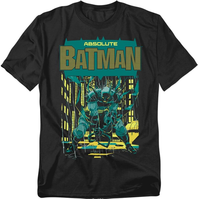 T-Shirt Manches courtes  de Batman - Batman Absolute Gotham City Rooftops - M à 5XL - pour Homme - noir - Batman