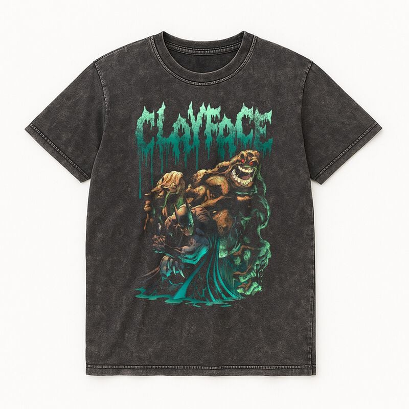 T-Shirt Manches courtes  de Batman - Batman x Clayface Sewer Fight - S à XXL - pour Homme - noir - Batman