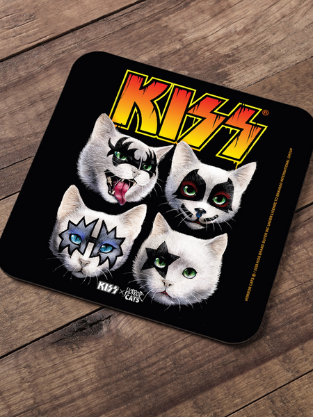 Sous-verres  de Kiss - Horror Cats Feline Four - pour Indifférent - Standard - Kiss - View 2