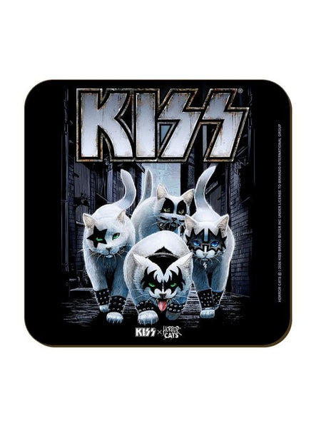 Sous-verres  de Kiss - Horror Cats Creatures - pour Indifférent - Standard - Kiss