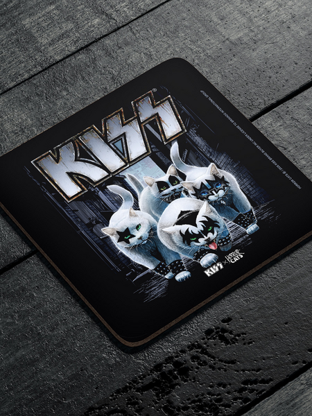 Sous-verres  de Kiss - Horror Cats Creatures - pour Indifférent - Standard - Kiss - View 2