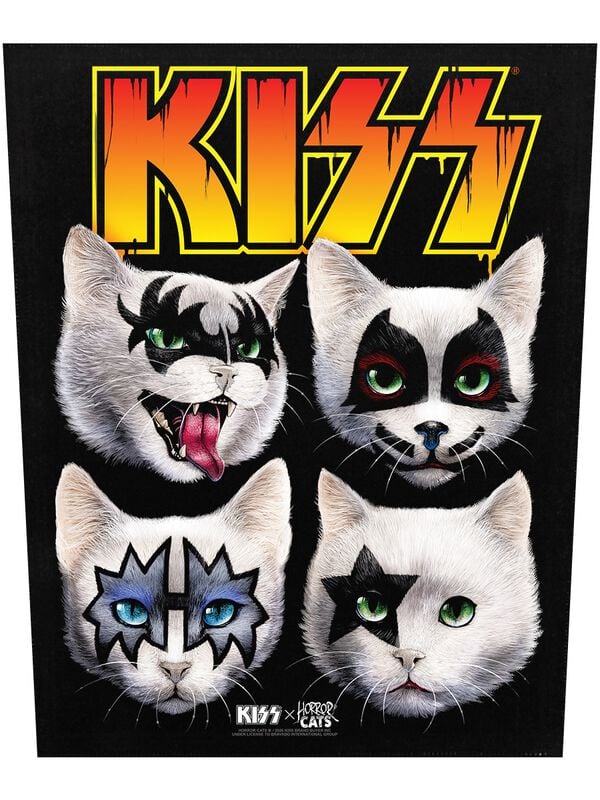 Dossard  de Kiss - Horror Cats Feline Four - pour Indifférent - Standard - Kiss