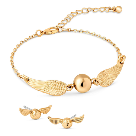 Set de clous d'oreilles  de Harry Potter - Vif d'Or - pour Unisexe - couleur or - Harry Potter - View 2