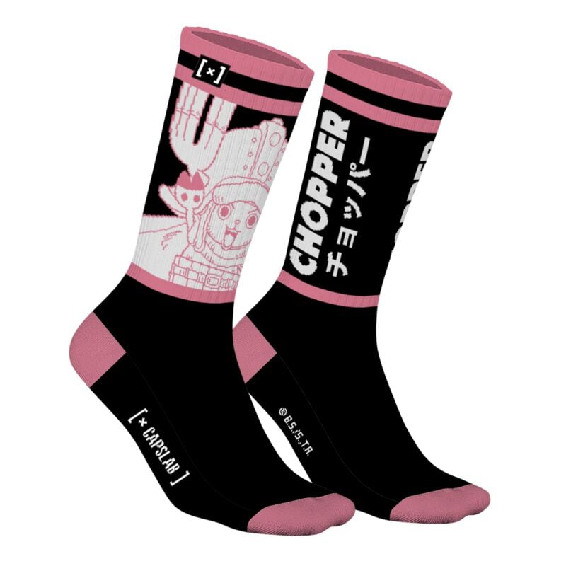 Chaussettes  de One Piece - CAPSLAB - Chopper - EU39-42 à EU 43-46 - pour Unisexe - multicolore - One Piece
