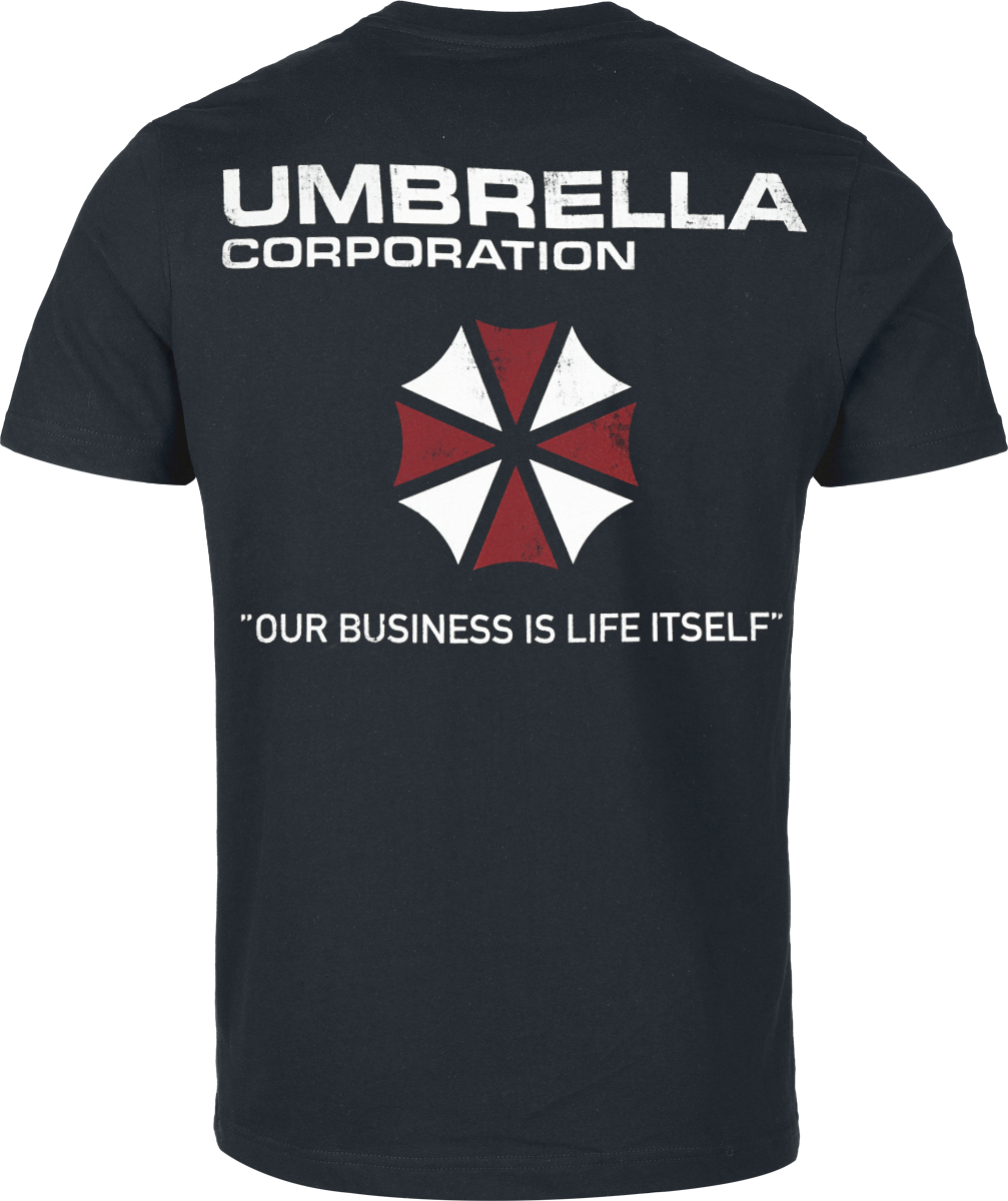 T-Shirt Manches courtes Gaming de Resident Evil - Umbrella Co. - Our Business Is Life Itself - Heavyweight - S à XXL - pour Unisexe - noir - Resident Evil - View 2
