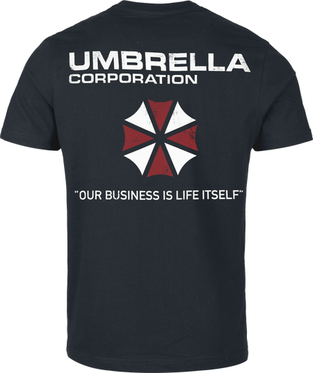 T-Shirt Manches courtes Gaming de Resident Evil - Umbrella Co. - Our Business Is Life Itself - Heavyweight - S à XXL - pour Unisexe - noir - Resident Evil - View 2