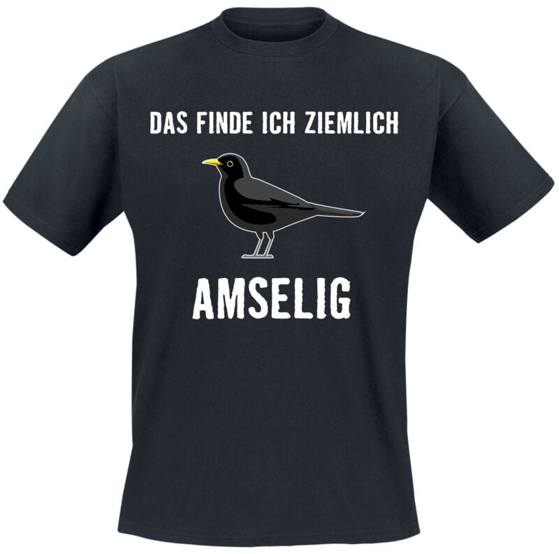 T-Shirt Manches courtes Fun de Tierisch - Ziemlich Armselig - M à 3XL - pour Homme - noir - Tierisch