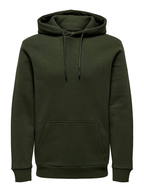 Sweat-shirt à capuche  de ONLY and SONS - ONSCERES NOOS - Sweat à Capuche - S à XXL - pour Homme - vert - ONLY and SONS
