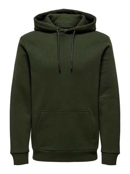 Sweat-shirt à capuche  de ONLY and SONS - ONSCERES NOOS - Sweat à Capuche - S à XXL - pour Homme - vert - ONLY and SONS